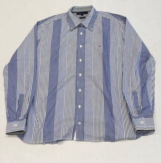Camicia Tommy Hilfiger Uomo Righe Blu/Bianco