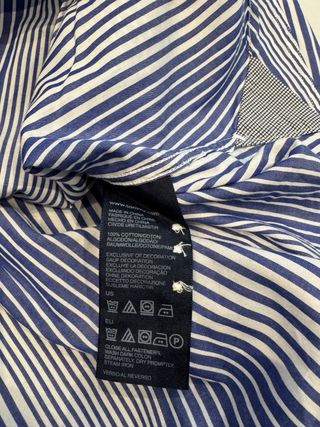 Camicia Tommy Hilfiger Uomo Righe Blu/Bianco