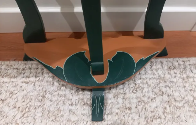 Mesa auxiliar vintage madera años 60