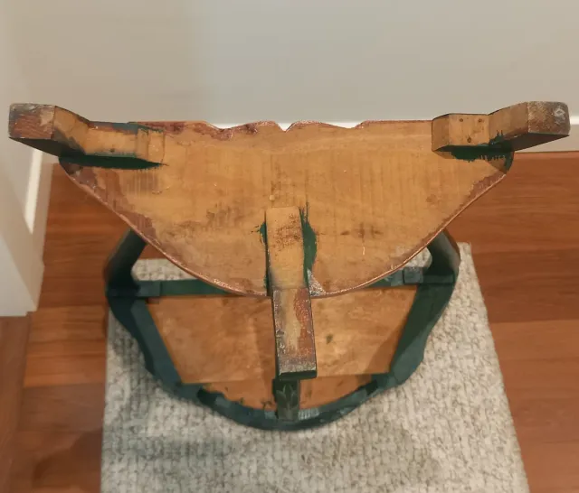 Mesa auxiliar vintage madera años 60