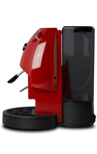 Macchina da caffè a capsule rossa nuova