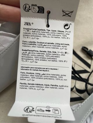 Zapato bailarina destalonada punta Zara