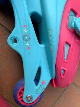 Pattini Frozen Disney per bambina  tre ruote