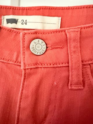 Pantalones Levi's Rojos Talla 24