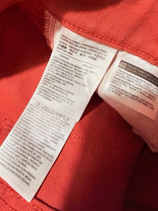 Pantalones Levi's Rojos Talla 24