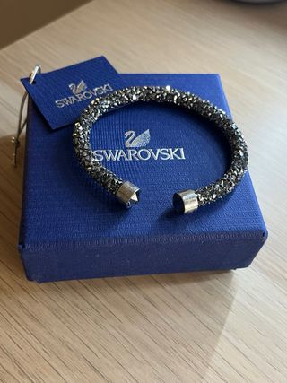 Pulsera Swarovski Crystaldust Gris