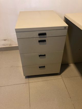 Mueble archivador metálico 3 cajones