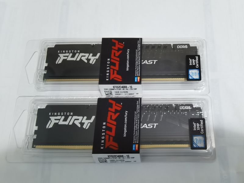 2x16Gb Kingston FURY Beast DDR5 32GB RAM afbeelding 2