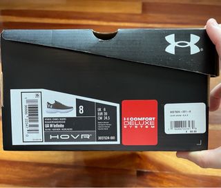 Zapatillas Under Armour Negras Modelo Infinite