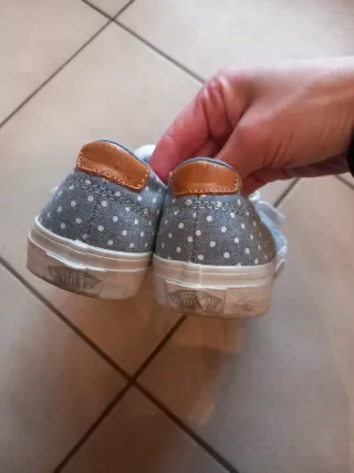 Vans Scarpe Donna Fantasia Pois Blu