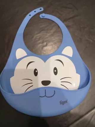 Baberos silicona bebé animales