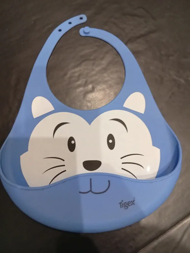 Baberos silicona bebé animales