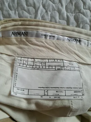 Pantaloni Uomo Armani Beige