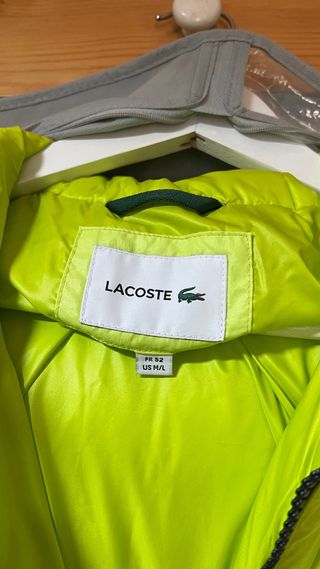 Chaqueta Anorak Amarilla Lacoste