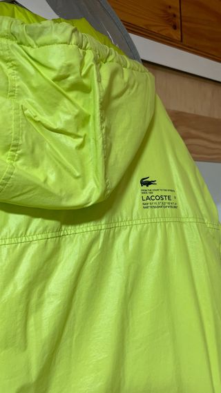 Chaqueta Anorak Amarilla Lacoste