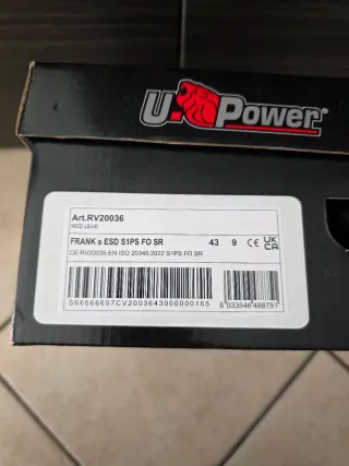 Scarpe da lavoro Antinfortunistiche U-Power Frank
