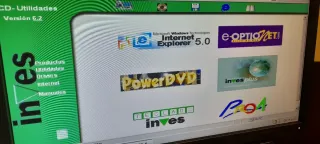 Inves CD Utilidades Drivers PC Retro antiguo viejo