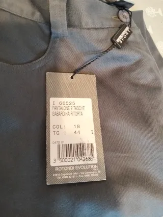 Pantaloni Trussardi donna 2 tasche gabardina