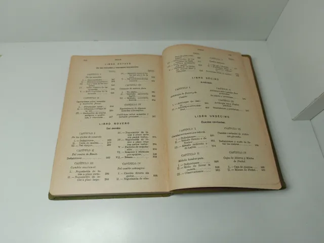 Libro antiguo Cálculo Comercial 1933