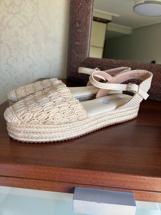 Alpargatas Beige Talla 40