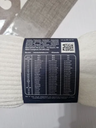 Calzini Fila taglia 39/42