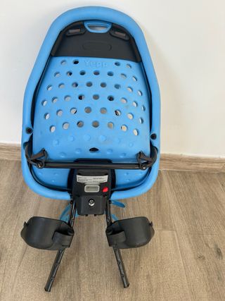 Silla bici bebé Yepp azul