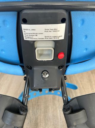 Silla bici bebé Yepp azul