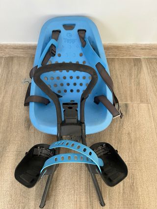 Silla bici bebé Yepp azul