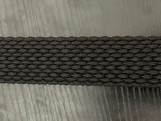 Cintura elastica intrecciata fibbia metallica