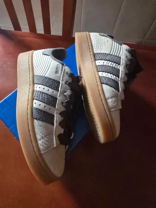 Zapatillas Adidas Campus Beige/Gris