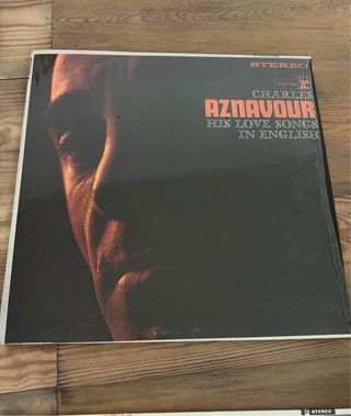 Lote de 3 discos de vinilos de Charles Aznavour
