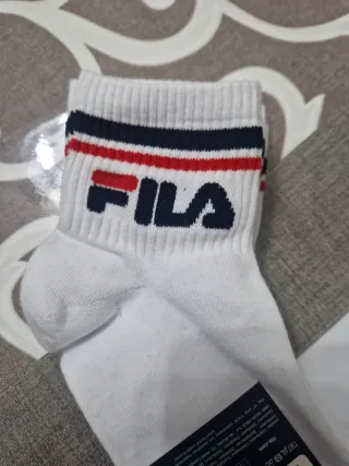 Calzini Fila bianchi e multicolore taglia 39-42