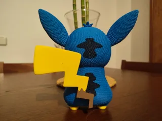 Pikachu x Stitch crochet en 3D