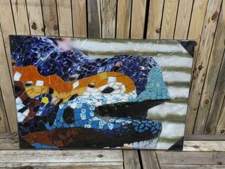 LIENZO GAUDÍ PARC GÜELL 120X80CM