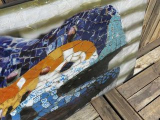 LIENZO GAUDÍ PARC GÜELL 120X80CM