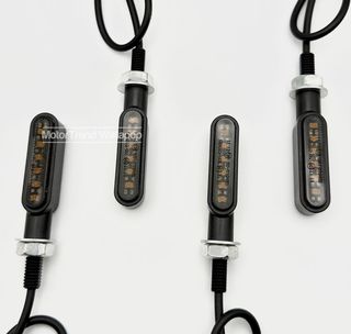 Intermitentes moto led homologados ahumado