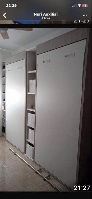 Mueble 2 Camas 90x190 + Colchones