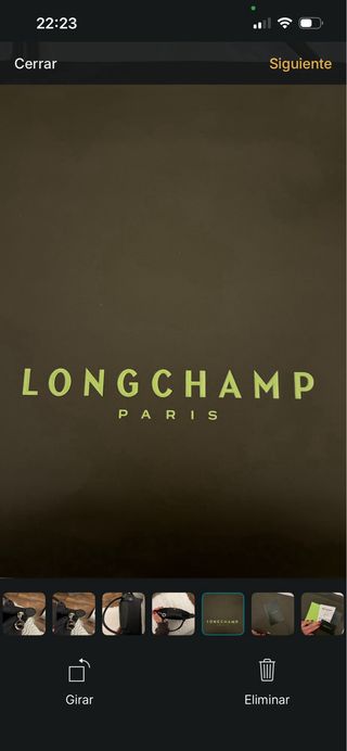 Neceser Longchamp Negro