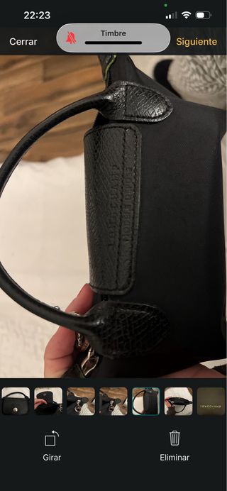 Neceser Longchamp Negro