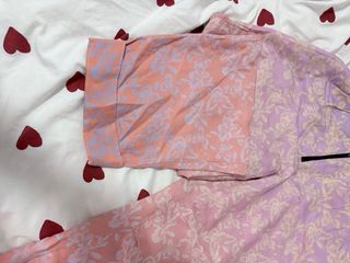 Pantalones Bimba y Lola florales morados