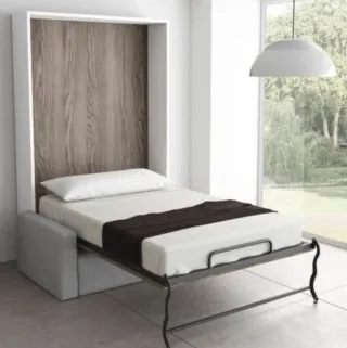CAMA ABATIBLE VERTICAL CON SOFA NOVA135.