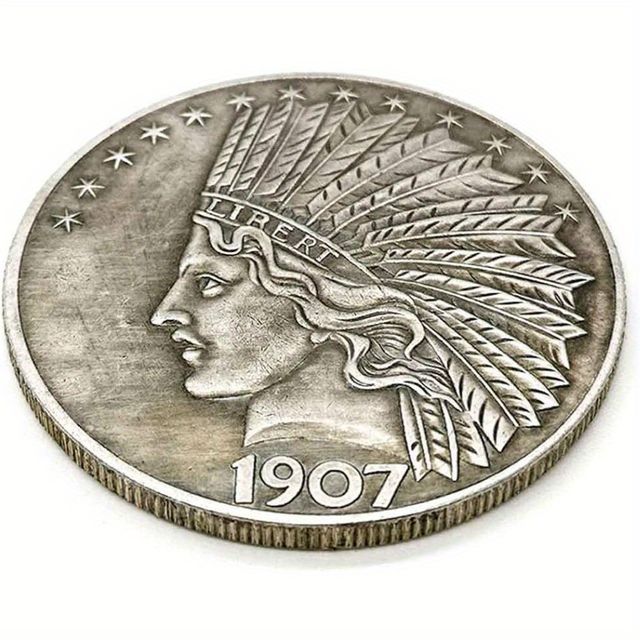 Moneta antica da collezione 1907 INDIA