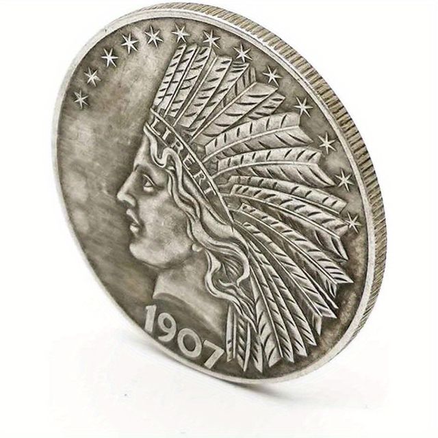 Moneta antica da collezione 1907 INDIA