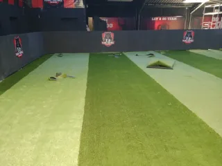 Césped artificial con montaje incluido