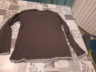 3 T-shirt cotone manica lunga bambino 8 anni