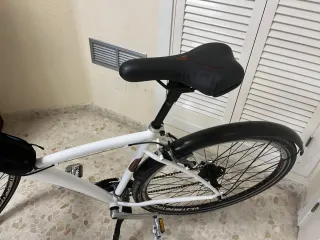 Bicicleta Btwin Urbana Blanca