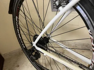 Bicicleta Btwin Urbana Blanca