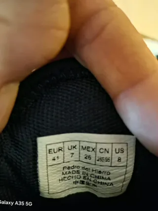 Zapatillas Pedro Del Hierro.