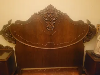 Cabecero y pie de cama de matrimonio 135 madera