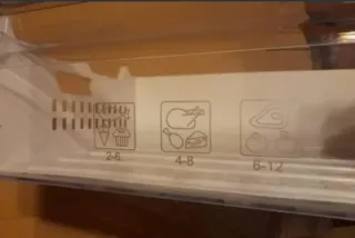 Cajón Frigorífico Beko Medio/Superior